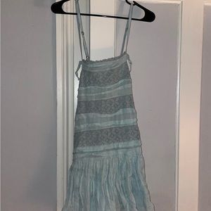Free people mint flowy dress